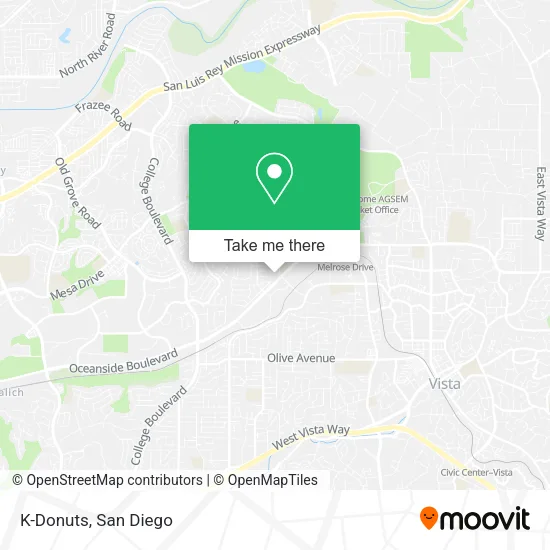 K-Donuts map