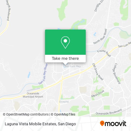 Laguna Vista Mobile Estates map