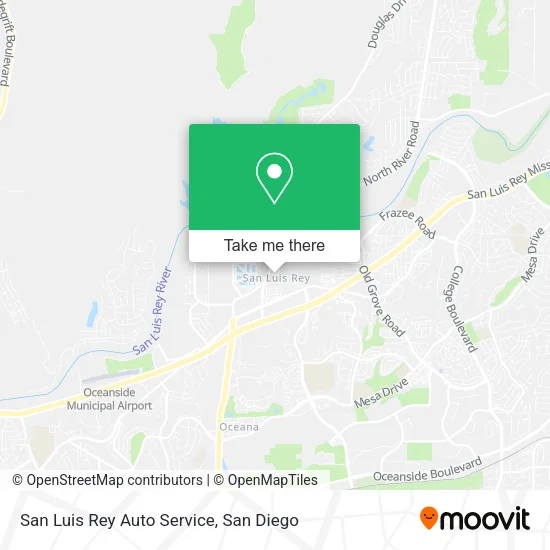 Mapa de San Luis Rey Auto Service