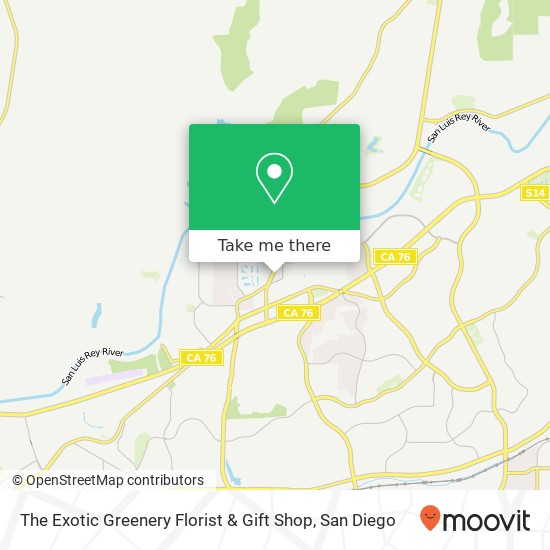 The Exotic Greenery Florist & Gift Shop map