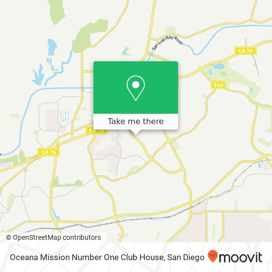 Mapa de Oceana Mission Number One Club House
