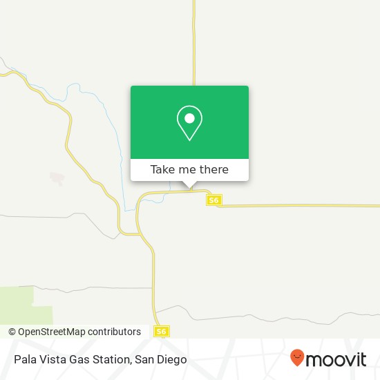 Pala Vista Gas Station map