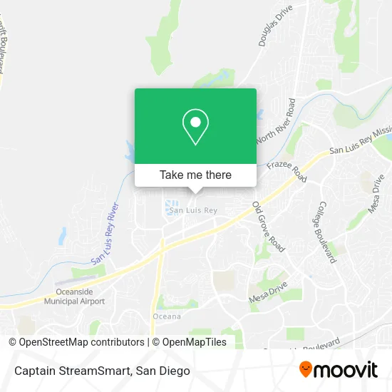 Mapa de Captain StreamSmart