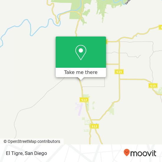 Mapa de El Tigre