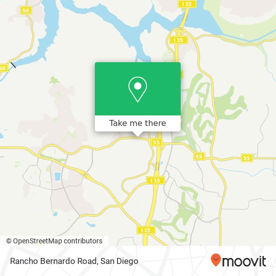 Mapa de Rancho Bernardo Road