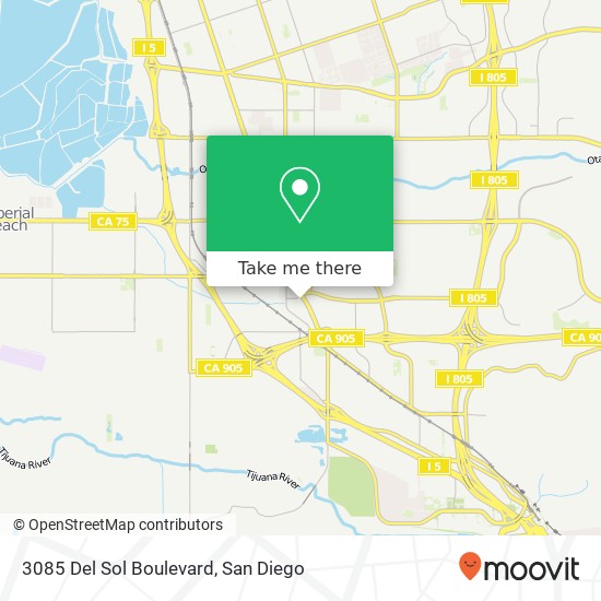 Mapa de 3085 Del Sol Boulevard