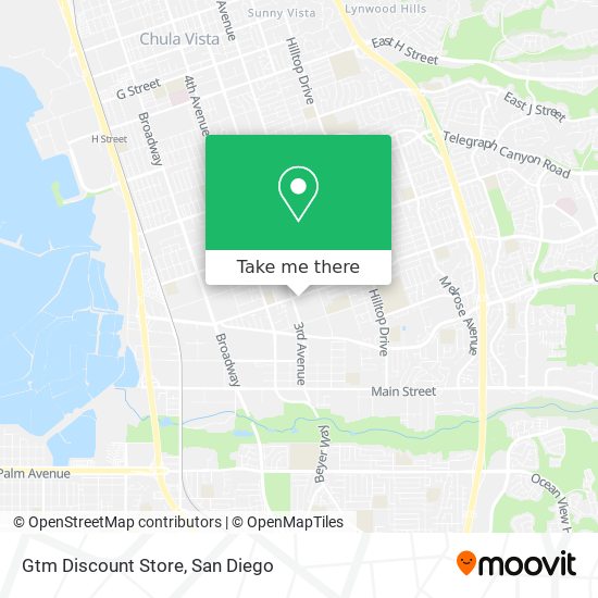 Gtm Discount Store map