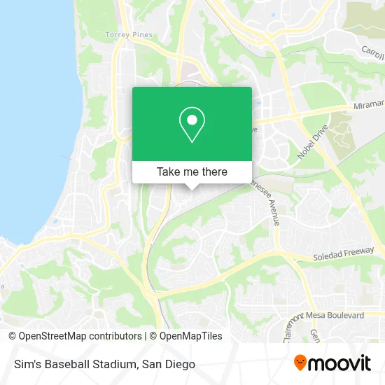 Sim's Baseball Stadium map