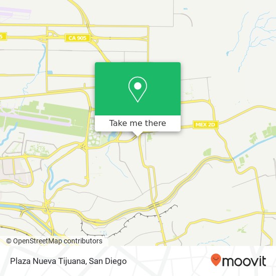 Mapa de Plaza Nueva Tijuana