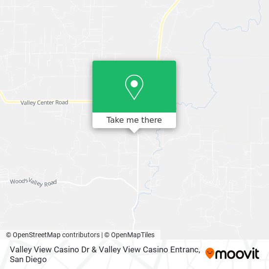 Mapa de Valley View Casino Dr & Valley View Casino Entranc