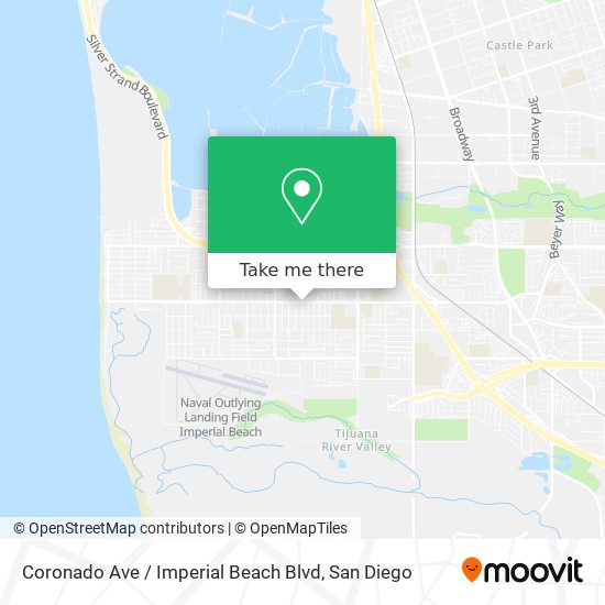 Coronado Ave / Imperial Beach Blvd map