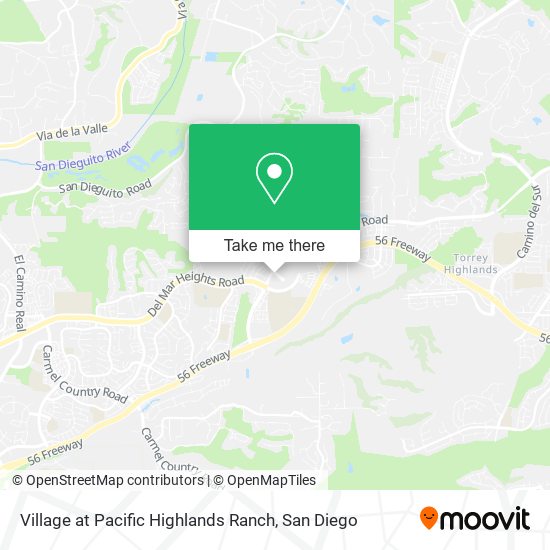 Village at Pacific Highlands Ranch map