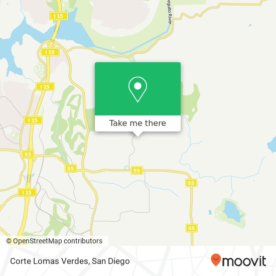 Corte Lomas Verdes map