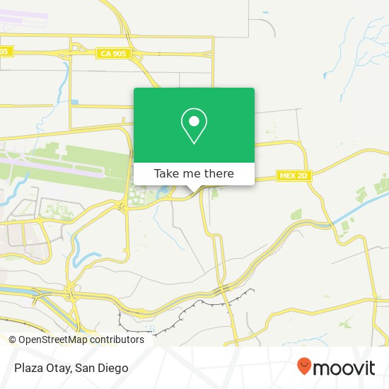 Plaza Otay map