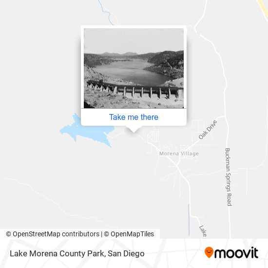 Mapa de Lake Morena County Park