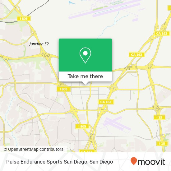 Mapa de Pulse Endurance Sports San Diego