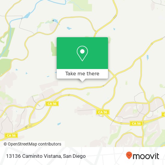 13136 Caminito Vistana map