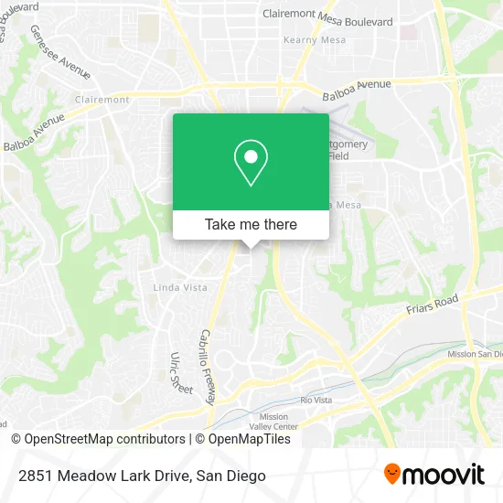 2851 Meadow Lark Drive map