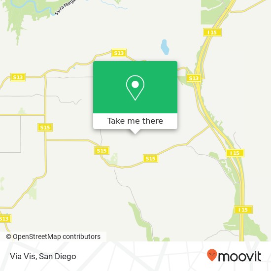 Via Vis map