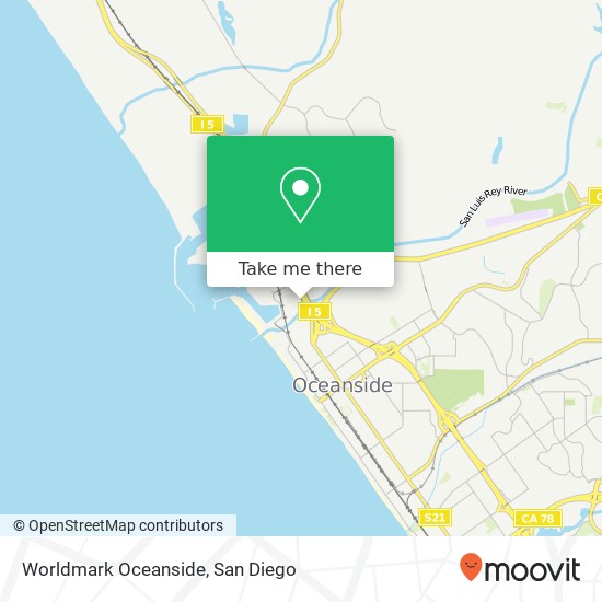 Worldmark Oceanside map