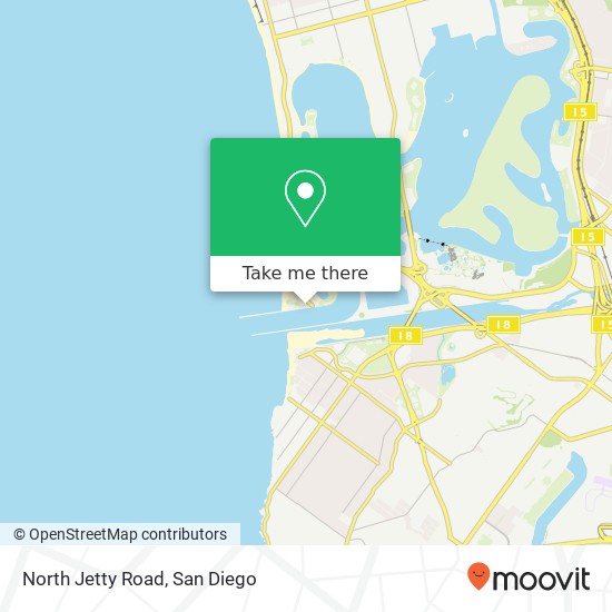 North Jetty Road map