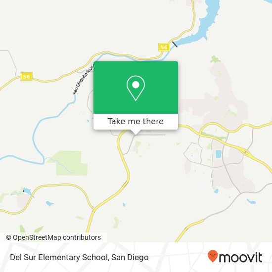 Mapa de Del Sur Elementary School