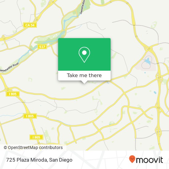 Mapa de 725 Plaza Miroda