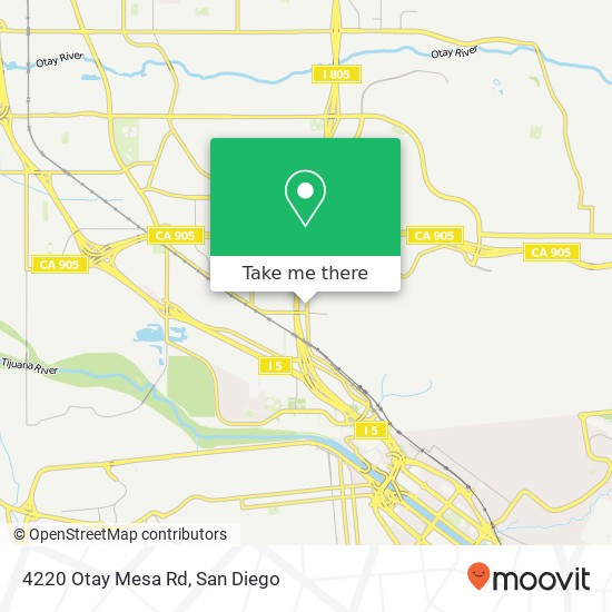 Mapa de 4220 Otay Mesa Rd