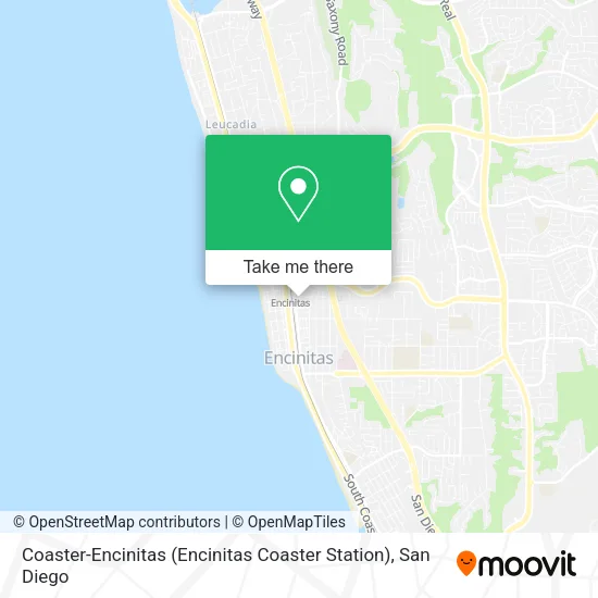 Mapa de Coaster-Encinitas (Encinitas Coaster Station)