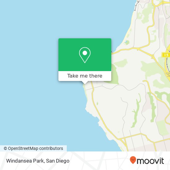 Mapa de Windansea Park