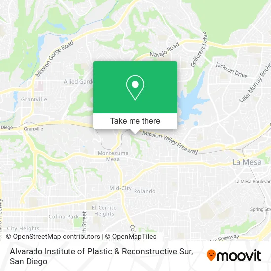 Alvarado Institute of Plastic & Reconstructive Sur map