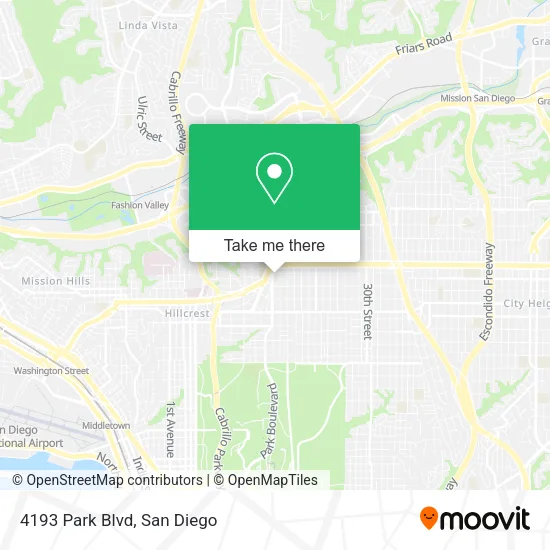 4193 Park Blvd map