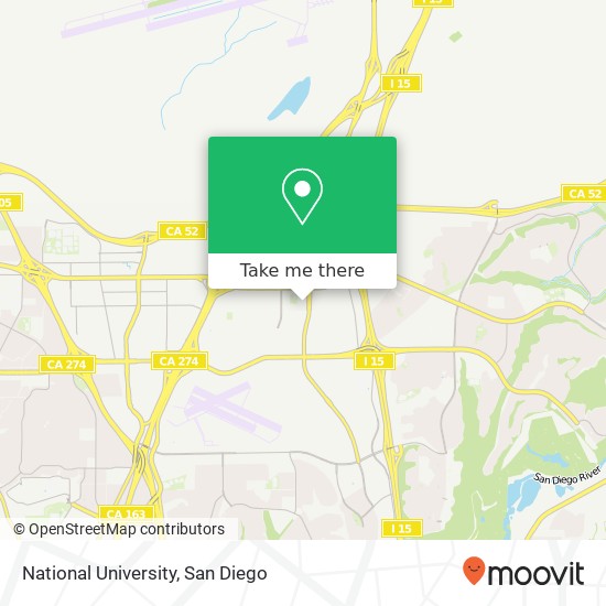 Mapa de National University