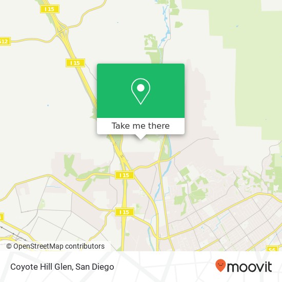 Mapa de Coyote Hill Glen