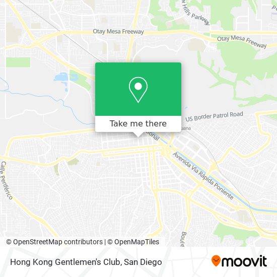 Hong Kong Gentlemen's Club map