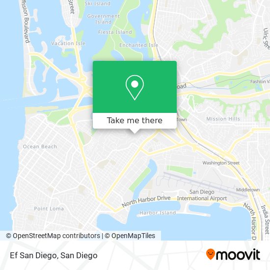 Mapa de Ef San Diego