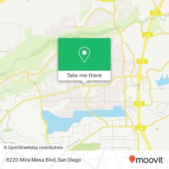 8220 Mira Mesa Blvd map