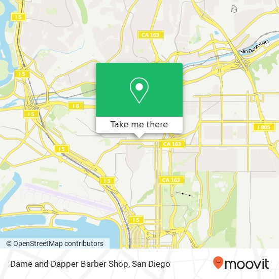 Mapa de Dame and Dapper Barber Shop