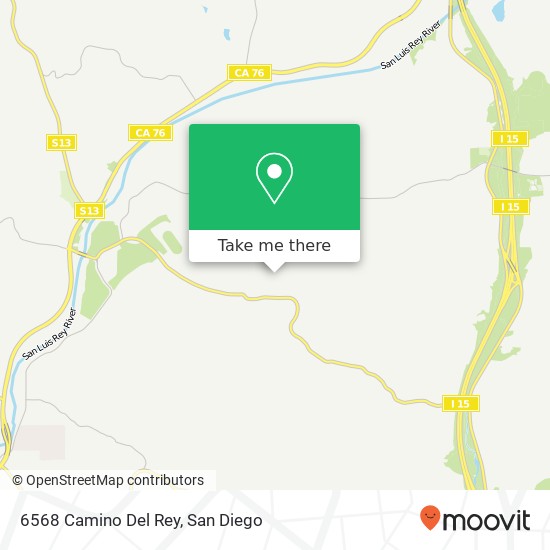6568 Camino Del Rey map