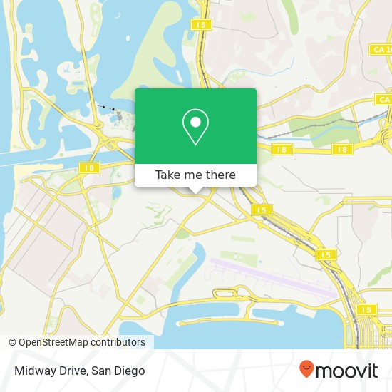 Mapa de Midway Drive