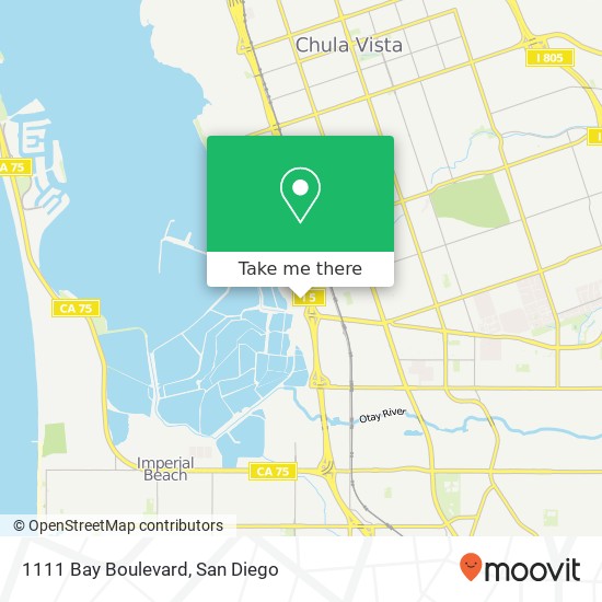 Mapa de 1111 Bay Boulevard