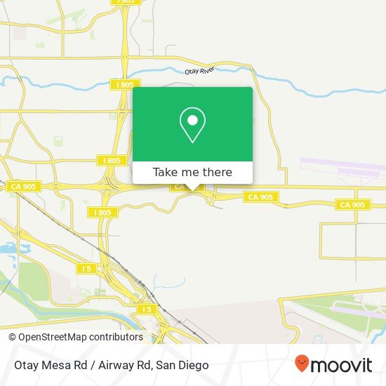 Otay Mesa Rd / Airway Rd map
