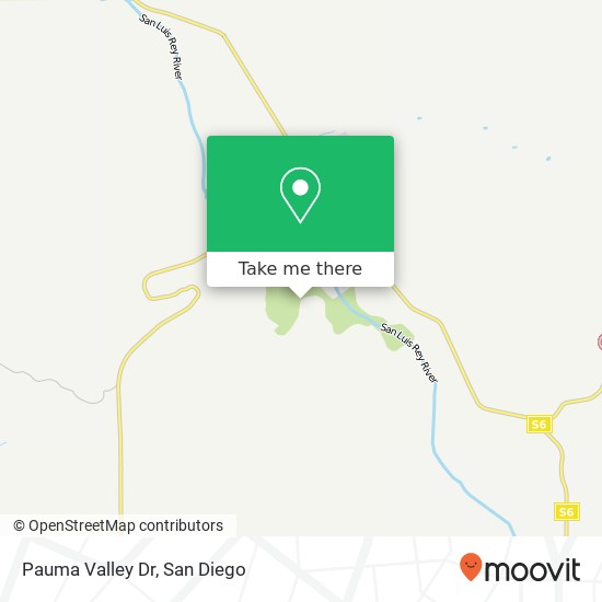 Mapa de Pauma Valley Dr