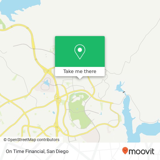 On Time Financial map