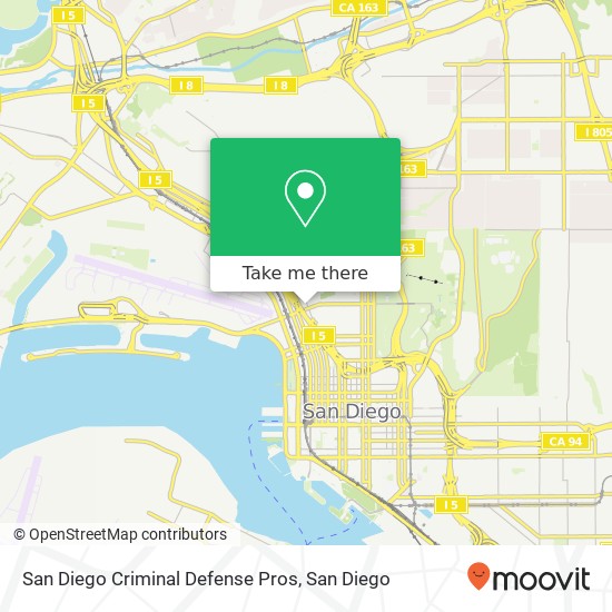 San Diego Criminal Defense Pros map