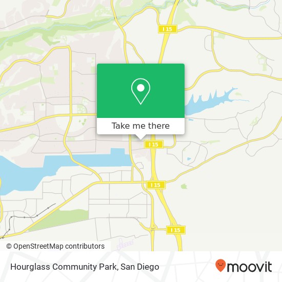 Hourglass Community Park map