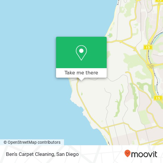 Ben's Carpet Cleaning map