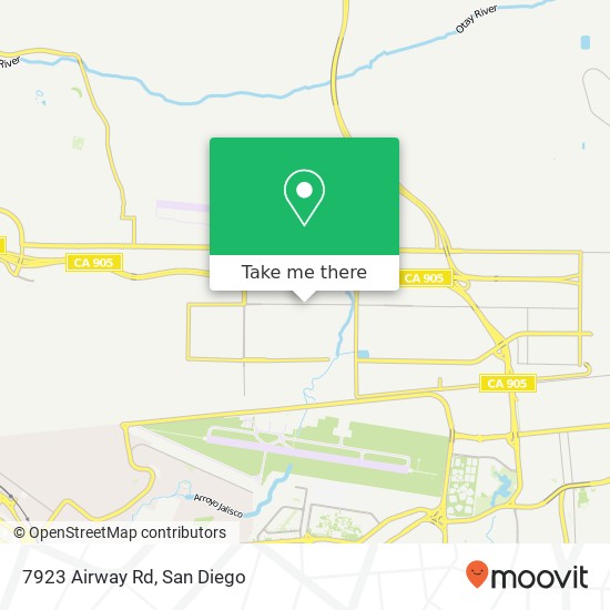 Mapa de 7923 Airway Rd