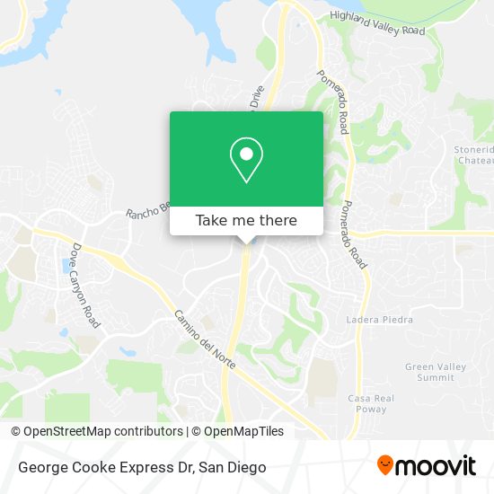 George Cooke Express Dr map