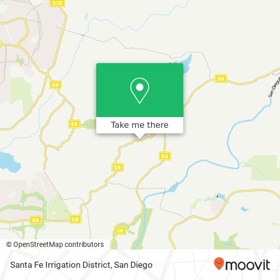 Santa Fe Irrigation District map